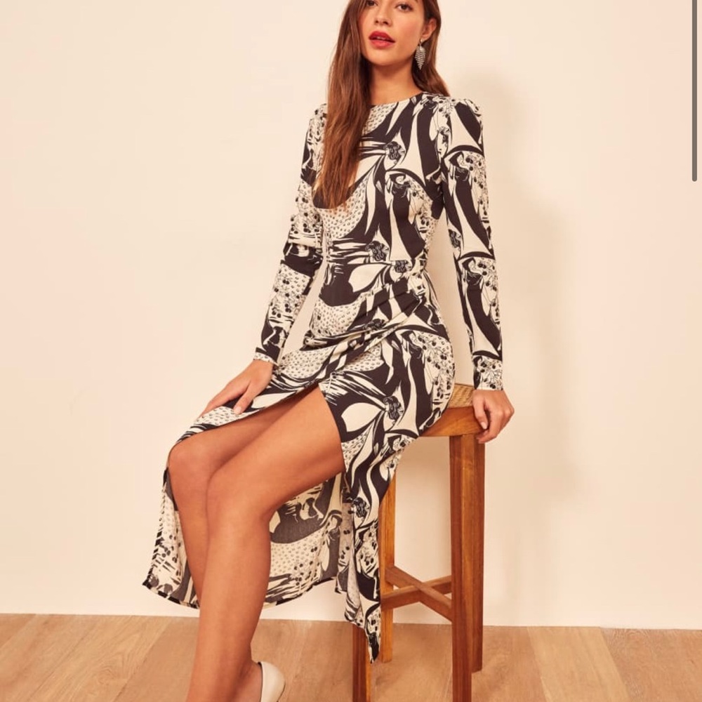 *TAGS ON* Reformation Celeste midi dress size 2